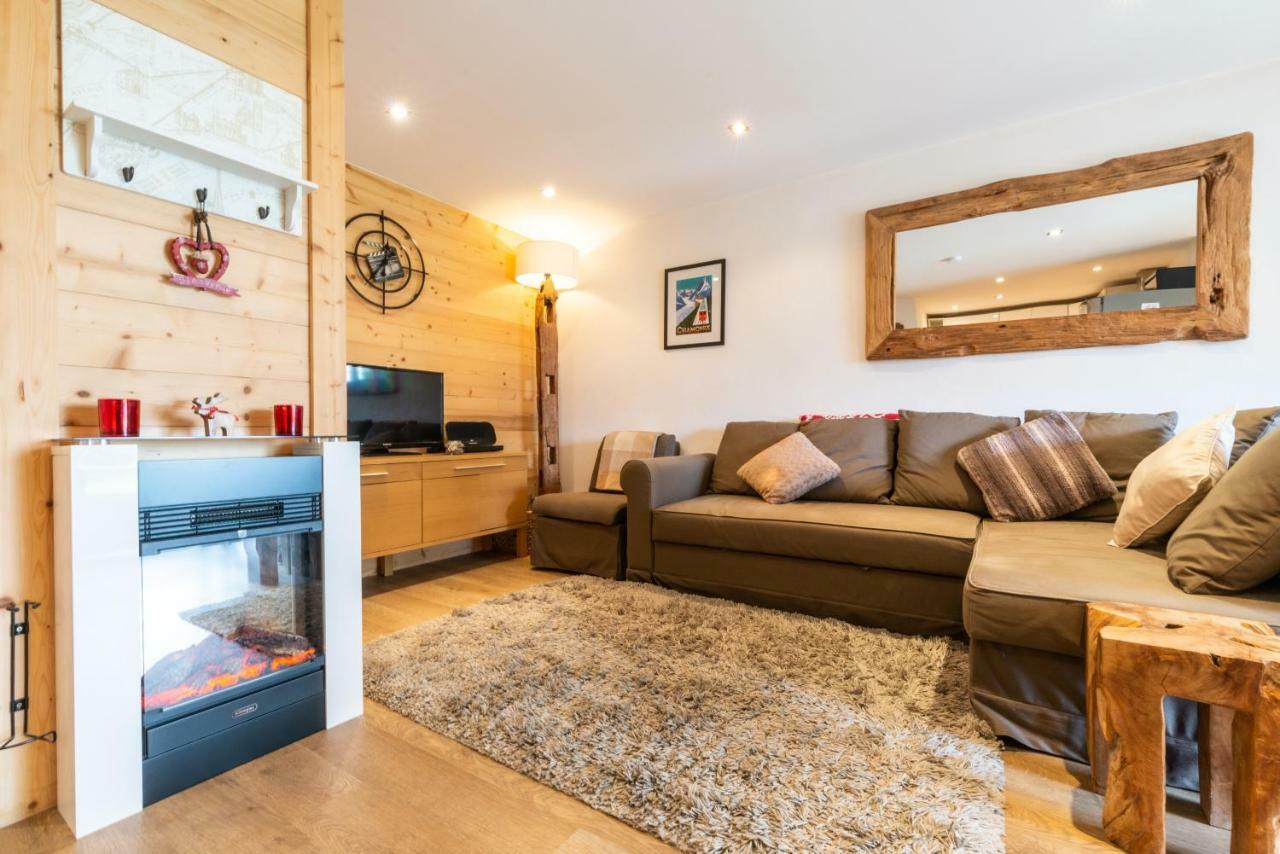 Charmant Apartment Chamonix Center With Mont Blanc View Exteriör bild